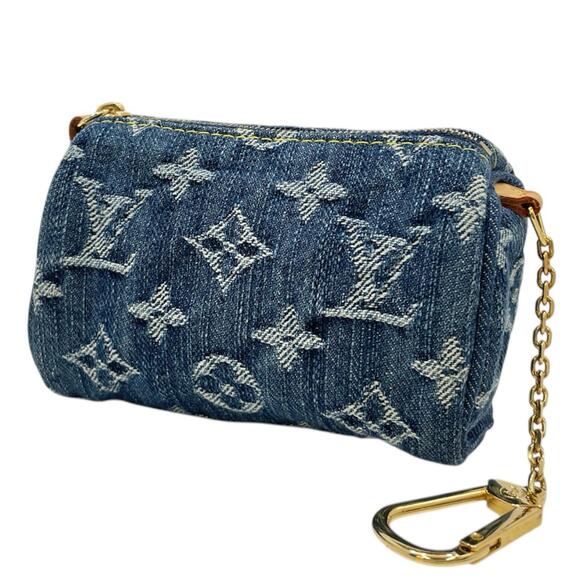 Louis Vuitton Handbags - Louis Vuitton Truth Speedy Monogram Denim Pouch Navy Blue